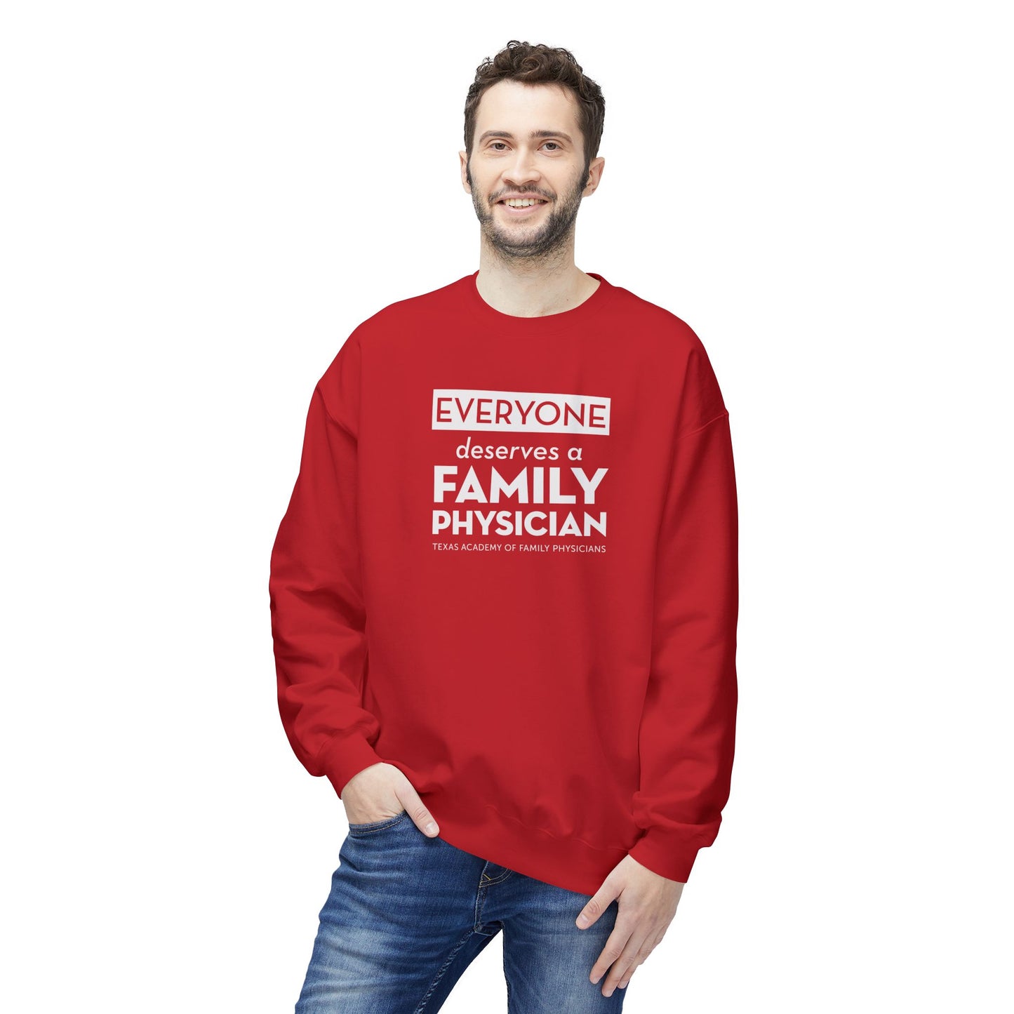 Unisex Crewneck Sweatshirt - Everyone Deserves a Family Physician