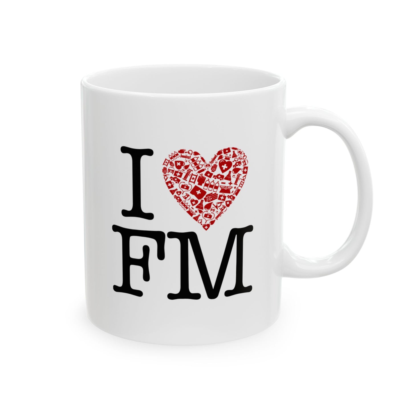 I Heart FM Ceramic Mug