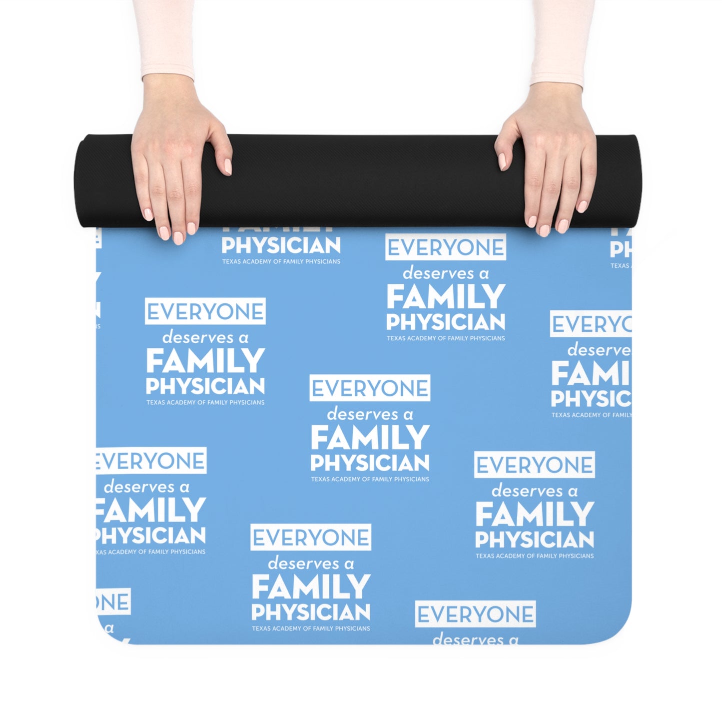 Eco-friendly Rubber Mat for Yoga and Fitness, Everyone Deserves a Family Physician