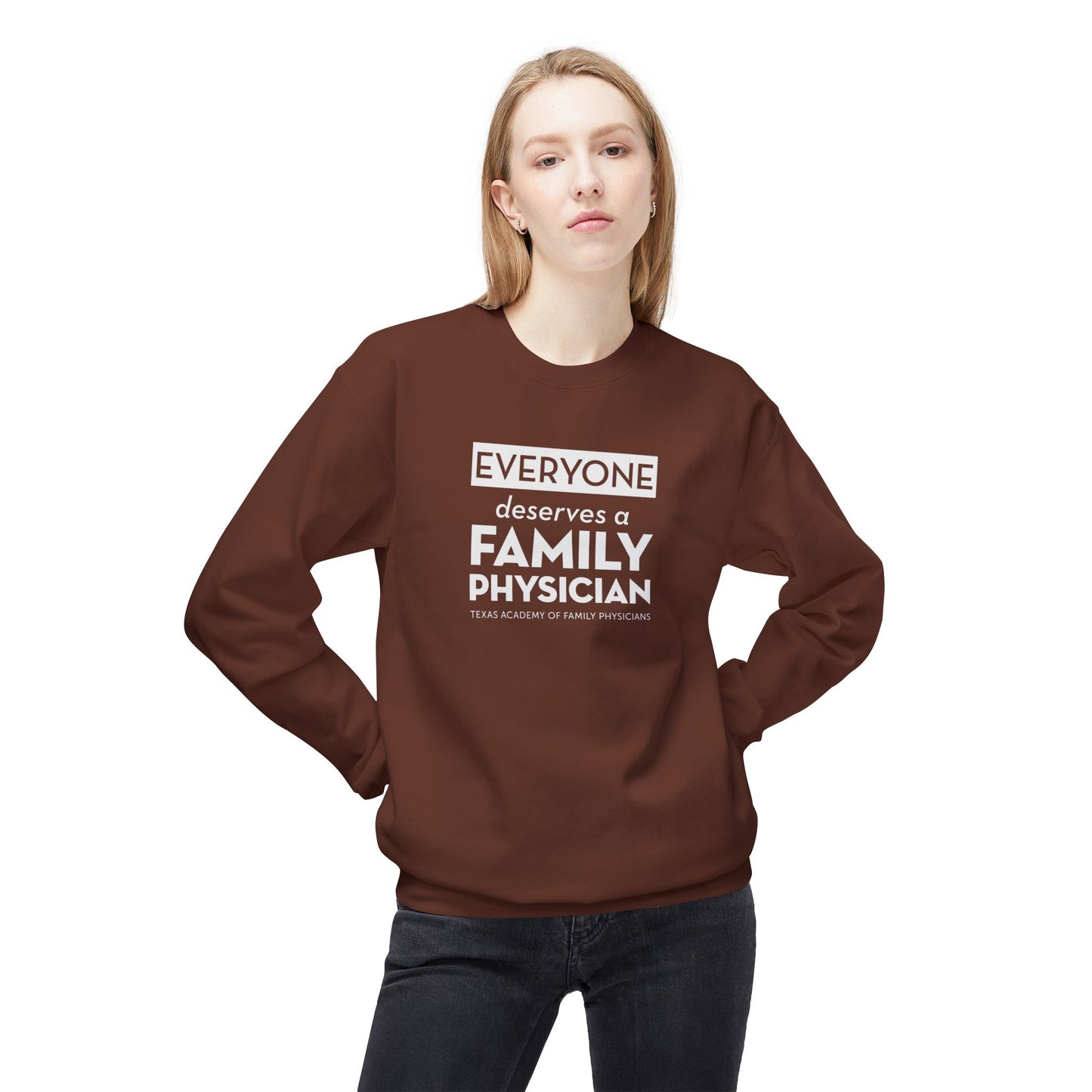 Unisex Crewneck Sweatshirt - Everyone Deserves a Family Physician