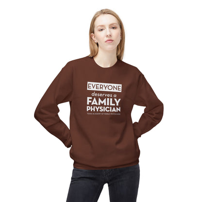 Unisex Crewneck Sweatshirt - Everyone Deserves a Family Physician