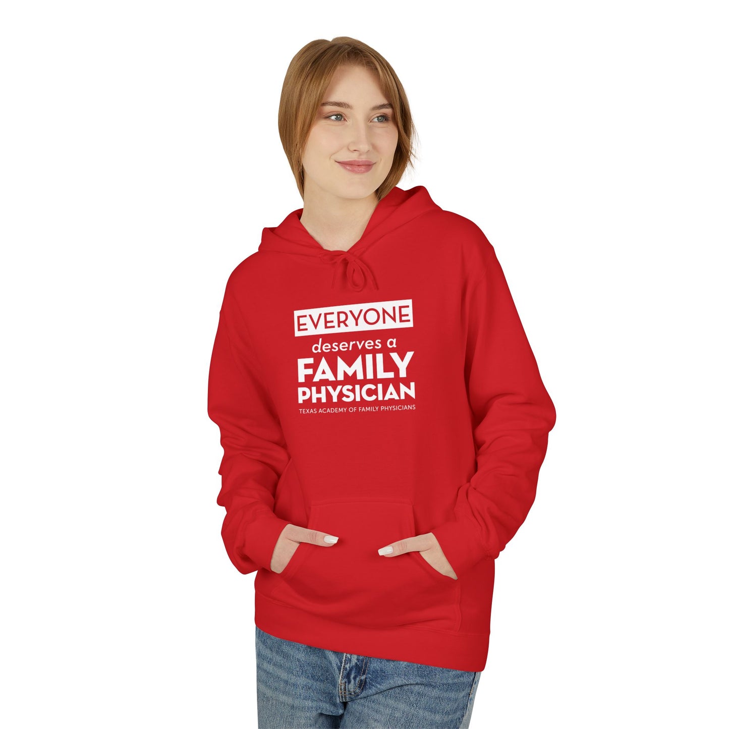 Unisex Midweight Fleece Sweatshirt, Everyone Deserves a Family Physician