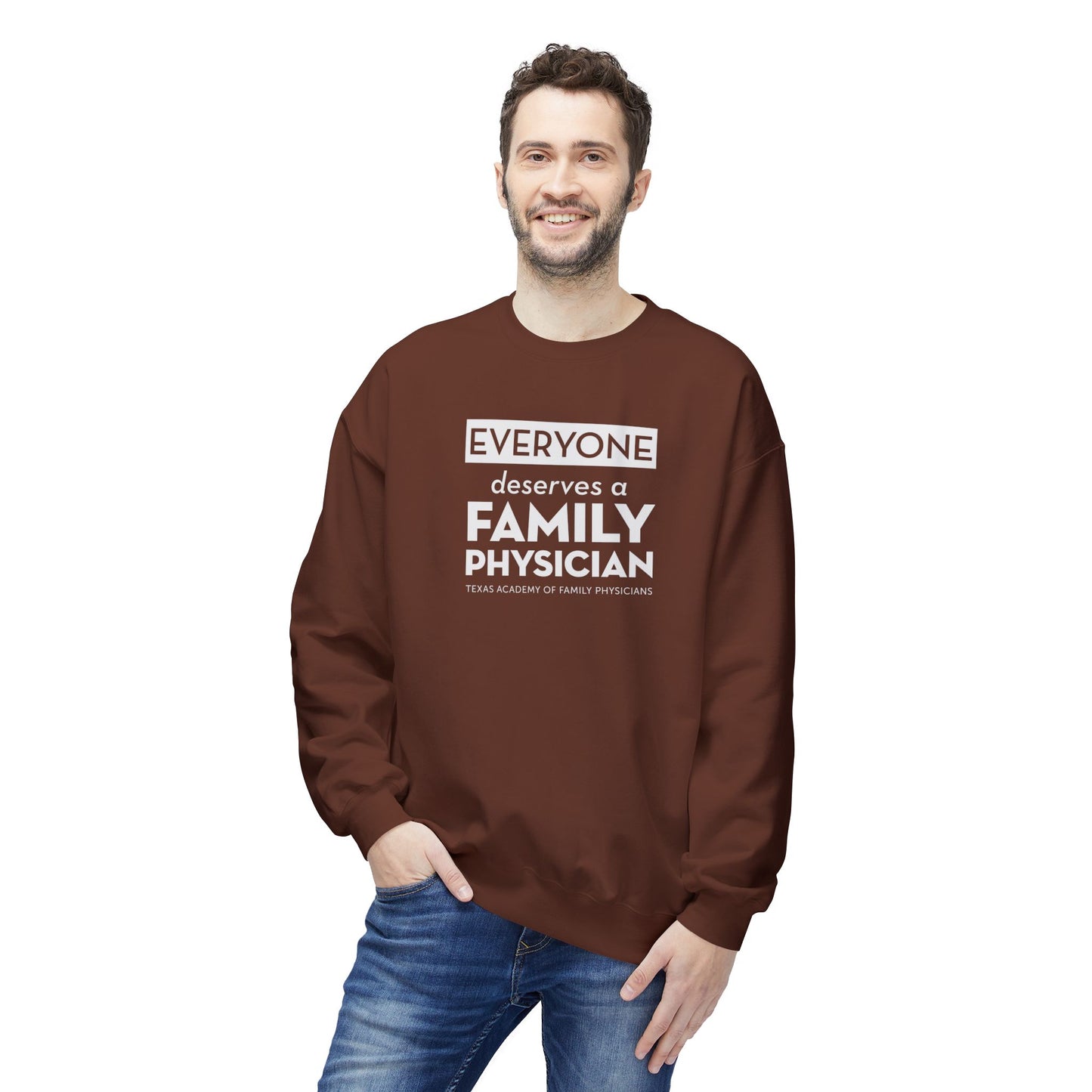 Unisex Crewneck Sweatshirt - Everyone Deserves a Family Physician
