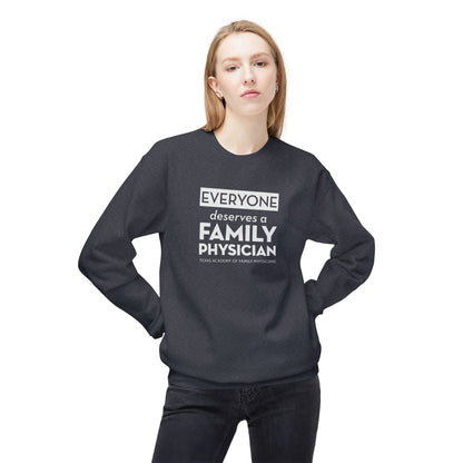 Unisex Crewneck Sweatshirt - Everyone Deserves a Family Physician