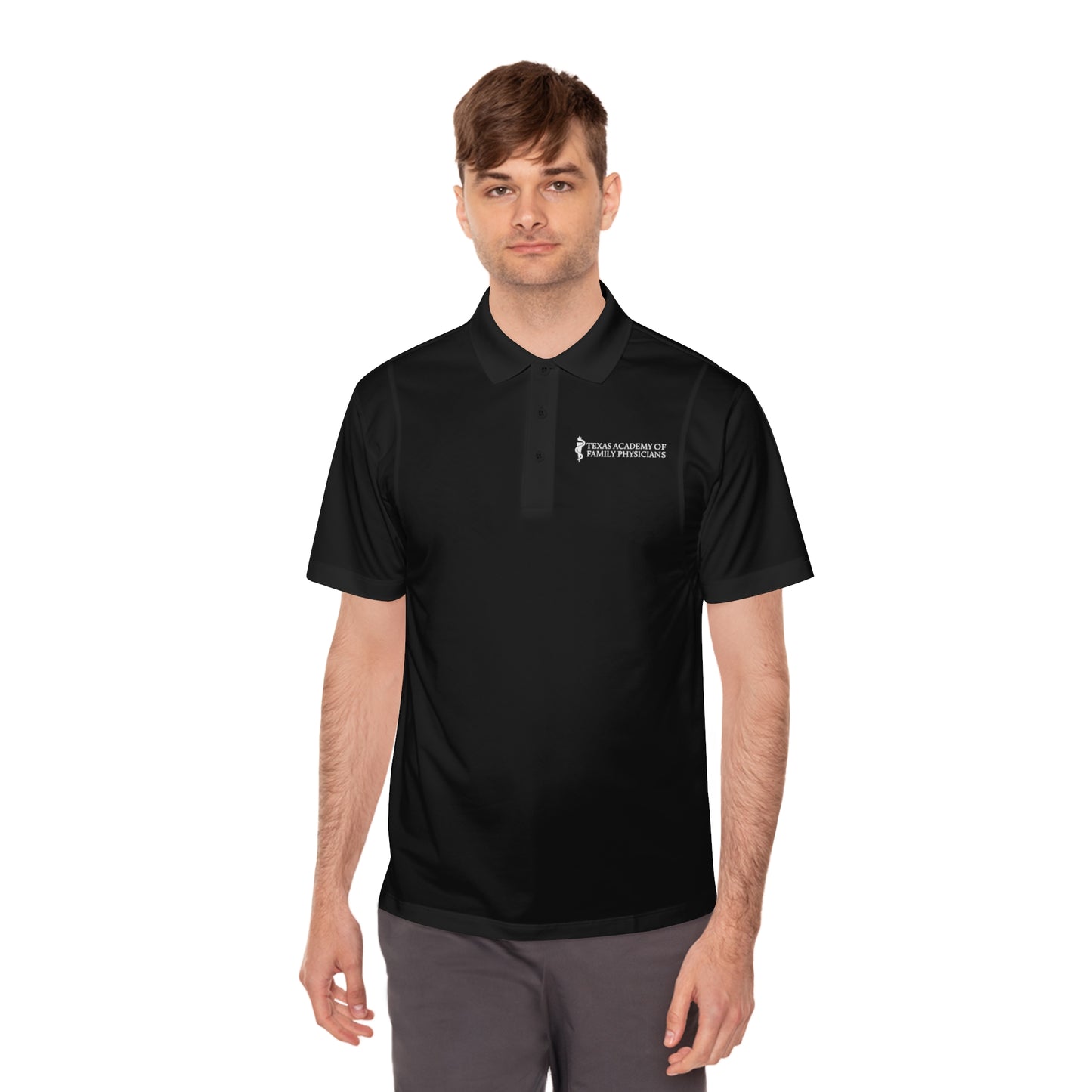 Texas Academy of Family Physicians Logo Embroidered Performance Polo Shirt