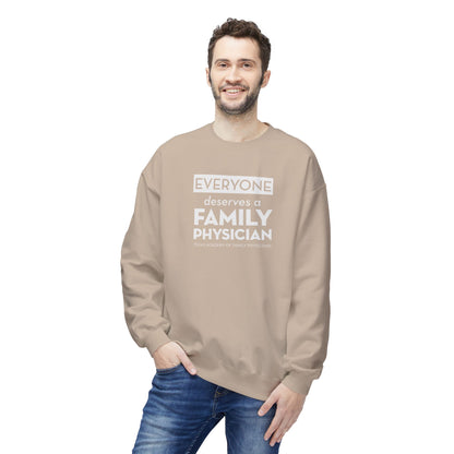 Unisex Crewneck Sweatshirt - Everyone Deserves a Family Physician