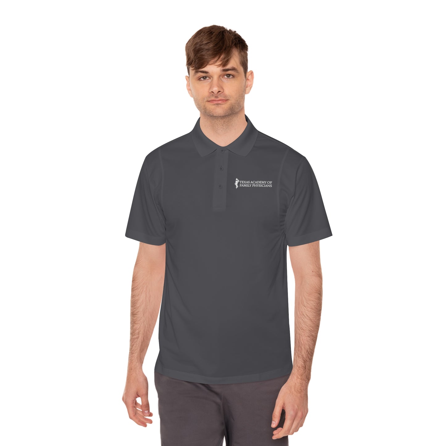 Texas Academy of Family Physicians Logo Embroidered Performance Polo Shirt