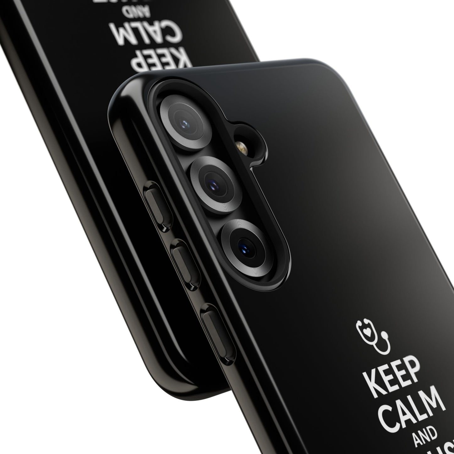 "Keep Calm & Trust Your Family Doc" Phone Case for iPhone, Google Pixel, or Samsung Galaxy