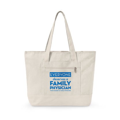 Everyone Deserves a Family Physician canvas tote bag