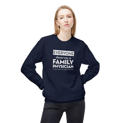 Unisex Crewneck Sweatshirt - Everyone Deserves a Family Physician