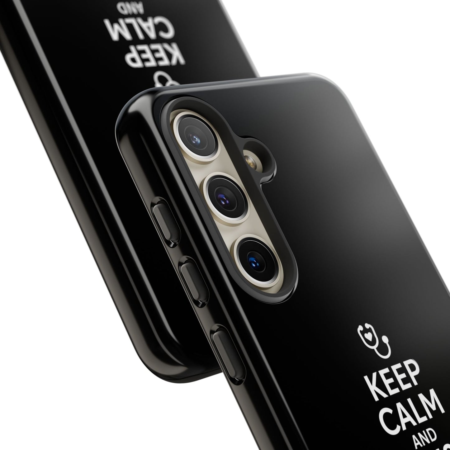 "Keep Calm & Trust Your Family Doc" Phone Case for iPhone, Google Pixel, or Samsung Galaxy