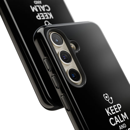 "Keep Calm & Trust Your Family Doc" Phone Case for iPhone, Google Pixel, or Samsung Galaxy