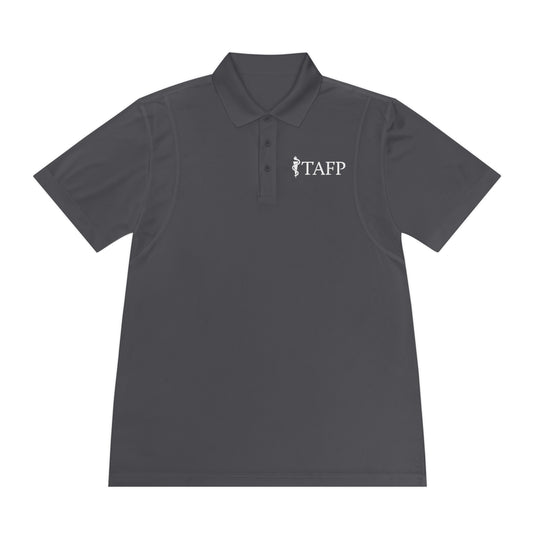 TAFP Logo Embroidered Unisex Performance Polo Shirt