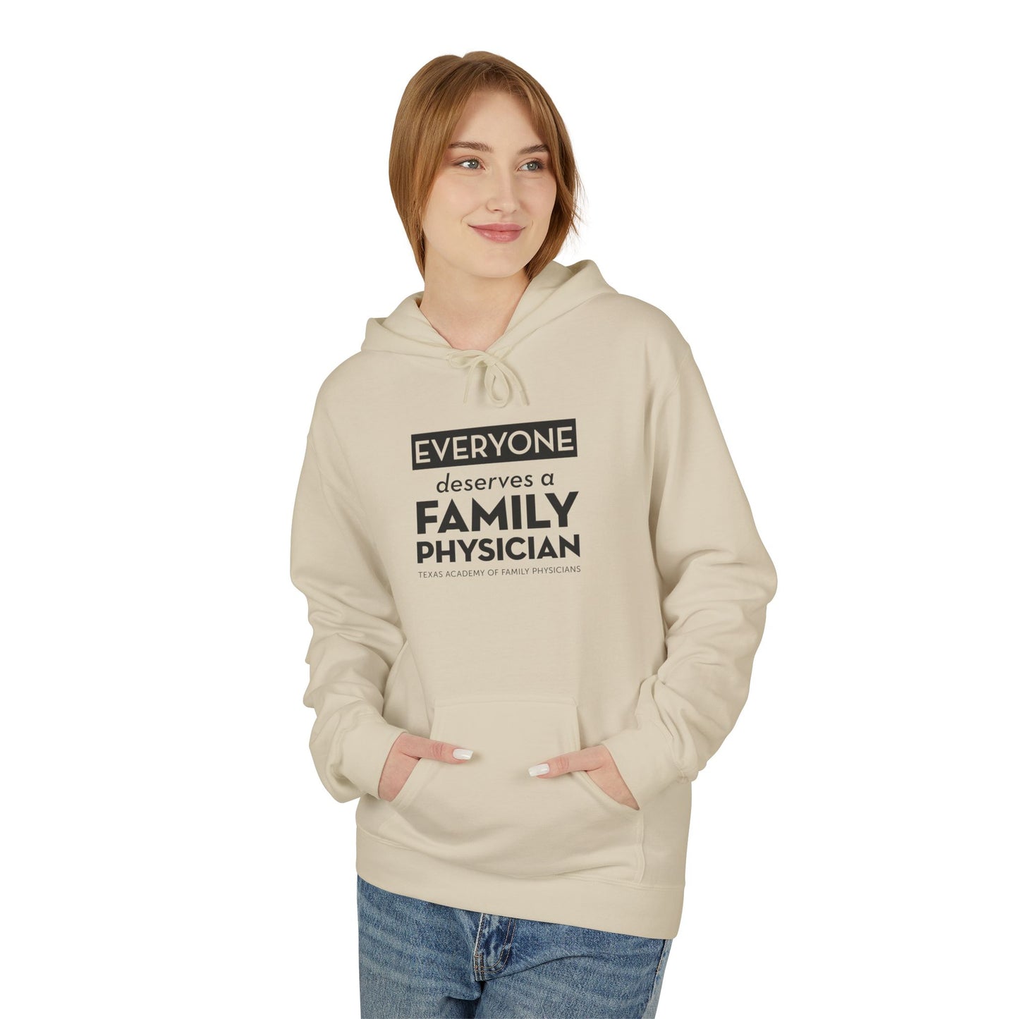 Unisex Midweight Fleece Sweatshirt, Everyone Deserves a Family Physician
