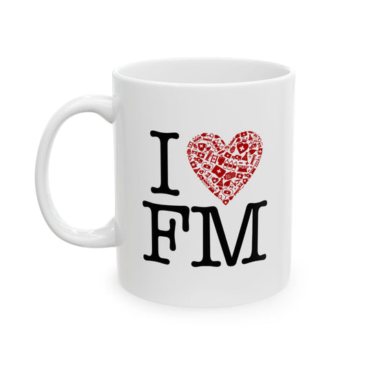 I Heart FM Ceramic Mug