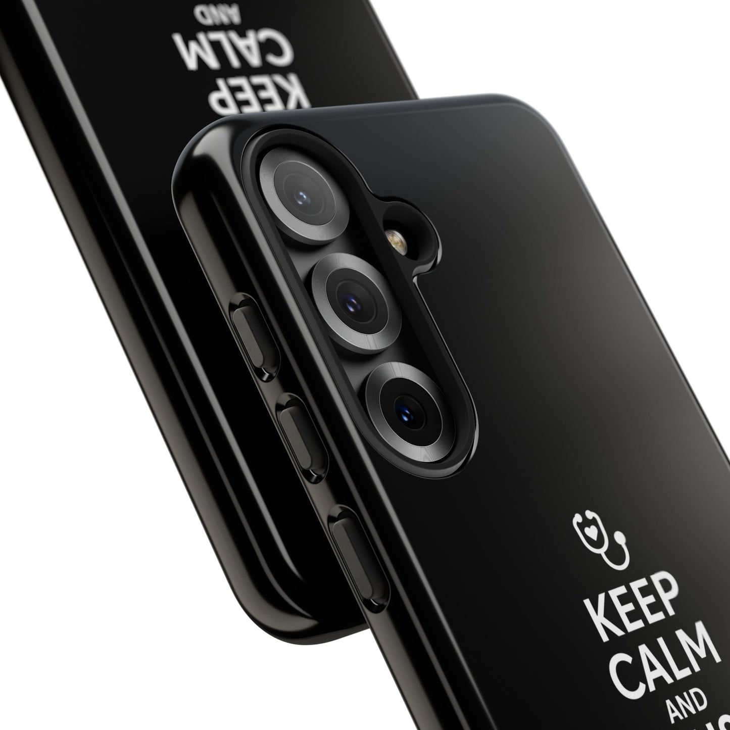 "Keep Calm & Trust Your Family Doc" Phone Case for iPhone, Google Pixel, or Samsung Galaxy