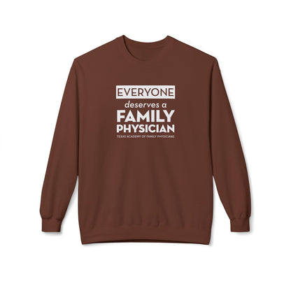 Unisex Crewneck Sweatshirt - Everyone Deserves a Family Physician