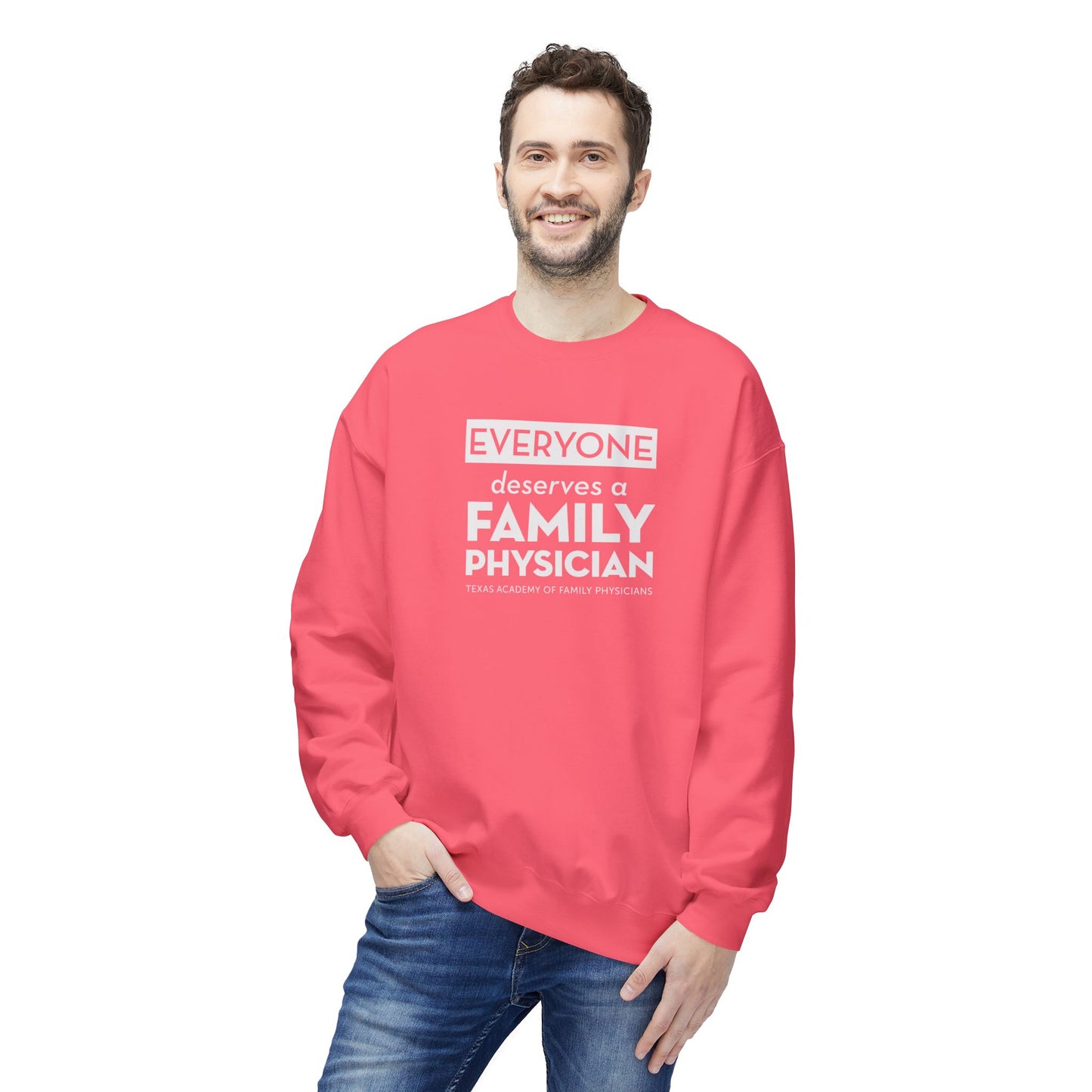 Unisex Crewneck Sweatshirt - Everyone Deserves a Family Physician