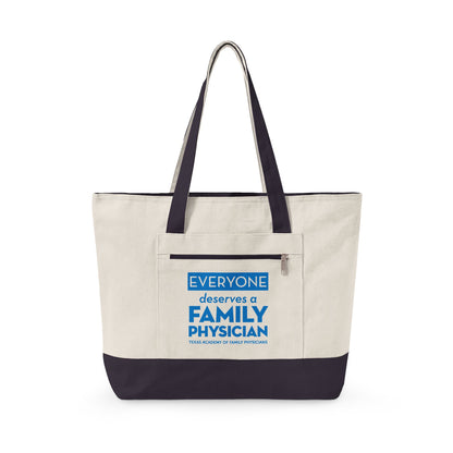 Everyone Deserves a Family Physician canvas tote bag