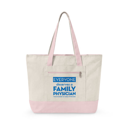 Everyone Deserves a Family Physician canvas tote bag