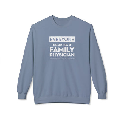 Unisex Crewneck Sweatshirt - Everyone Deserves a Family Physician
