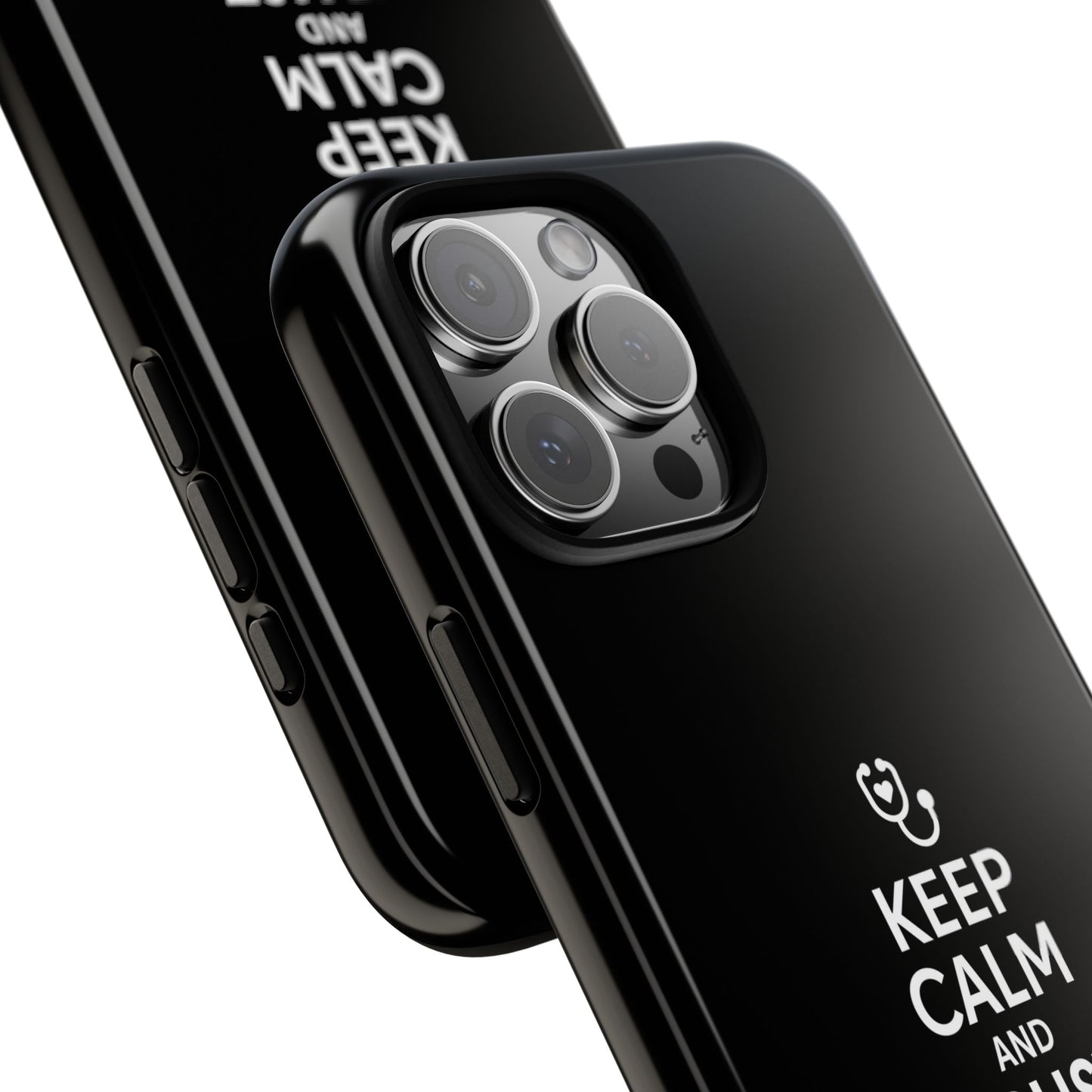 "Keep Calm & Trust Your Family Doc" Phone Case for iPhone, Google Pixel, or Samsung Galaxy