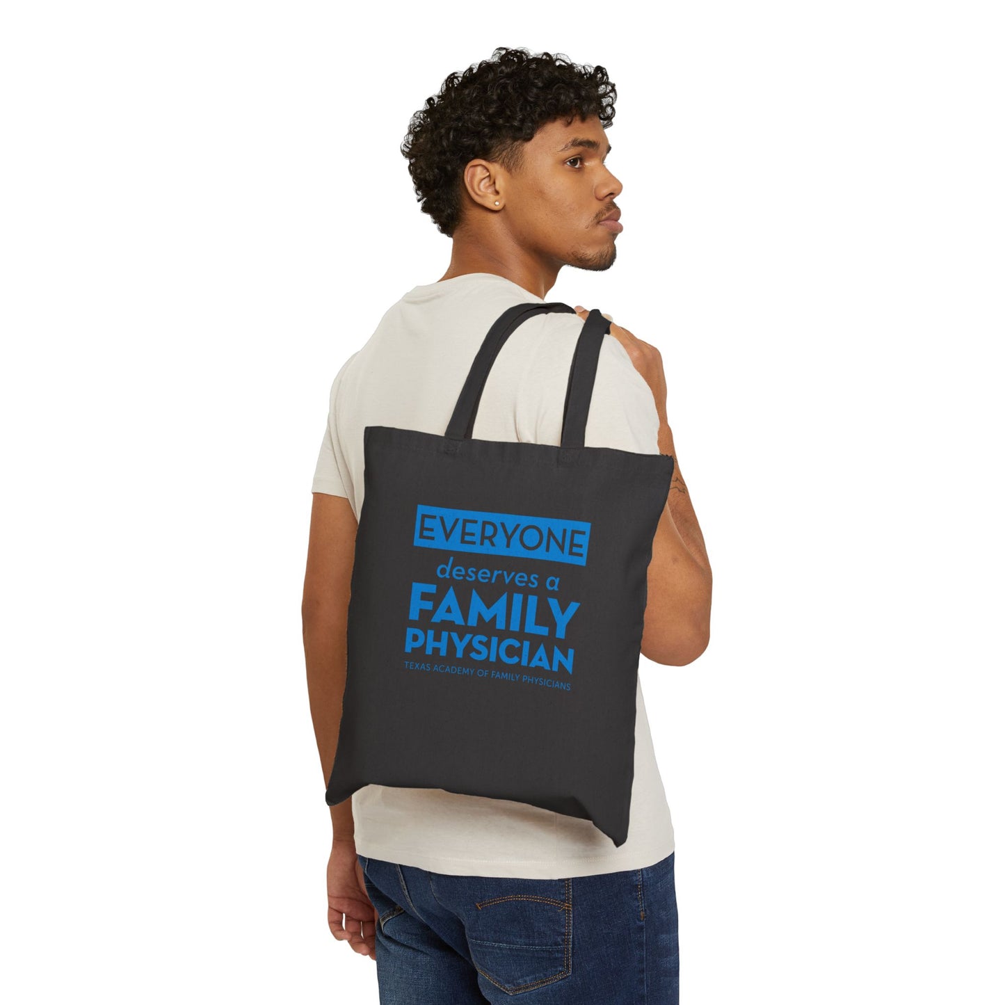Cotton Canvas Tote Bag, Everyone Deserves a Family Physician