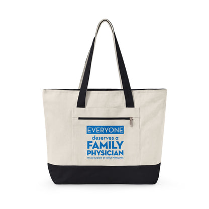 Everyone Deserves a Family Physician canvas tote bag