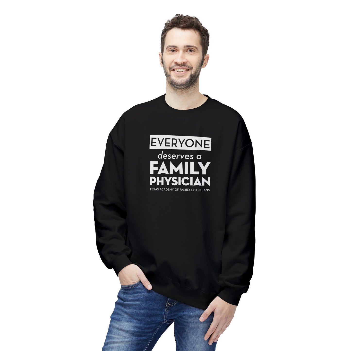 Unisex Crewneck Sweatshirt - Everyone Deserves a Family Physician