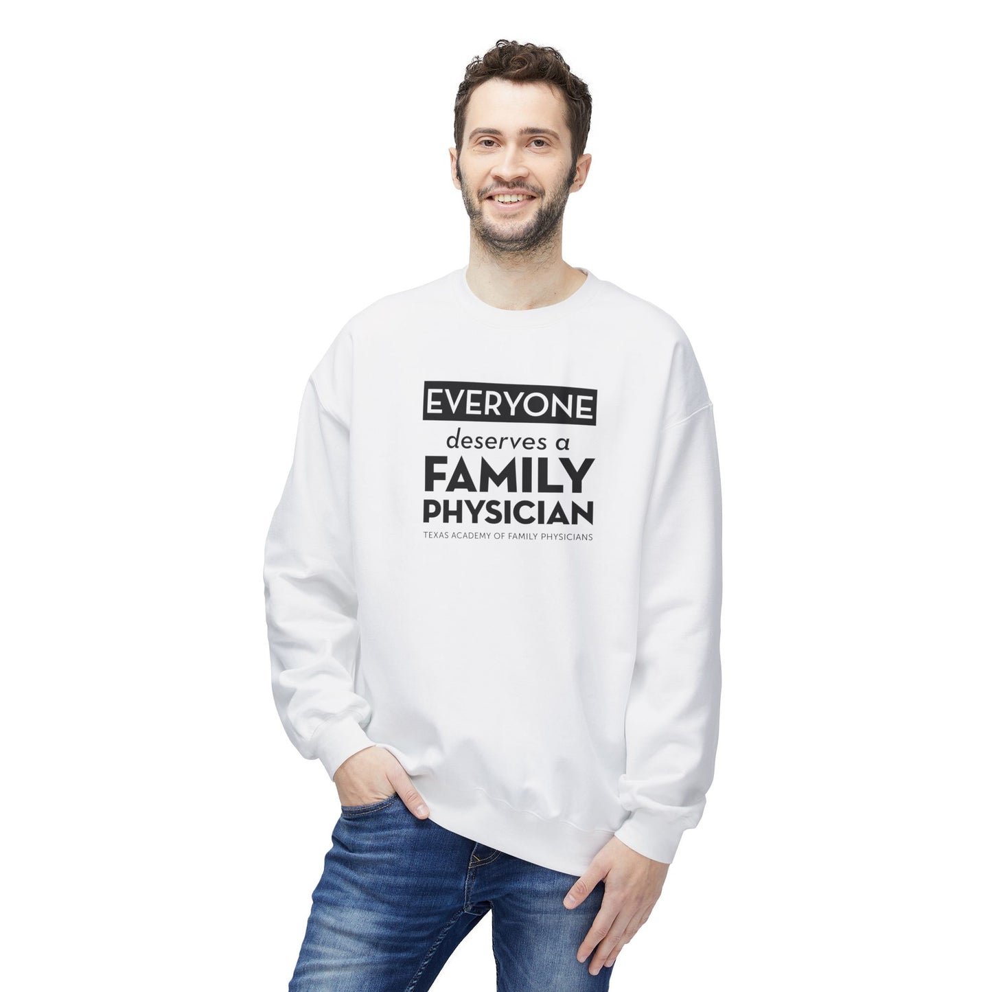 Unisex Crewneck Sweatshirt - Everyone Deserves a Family Physician