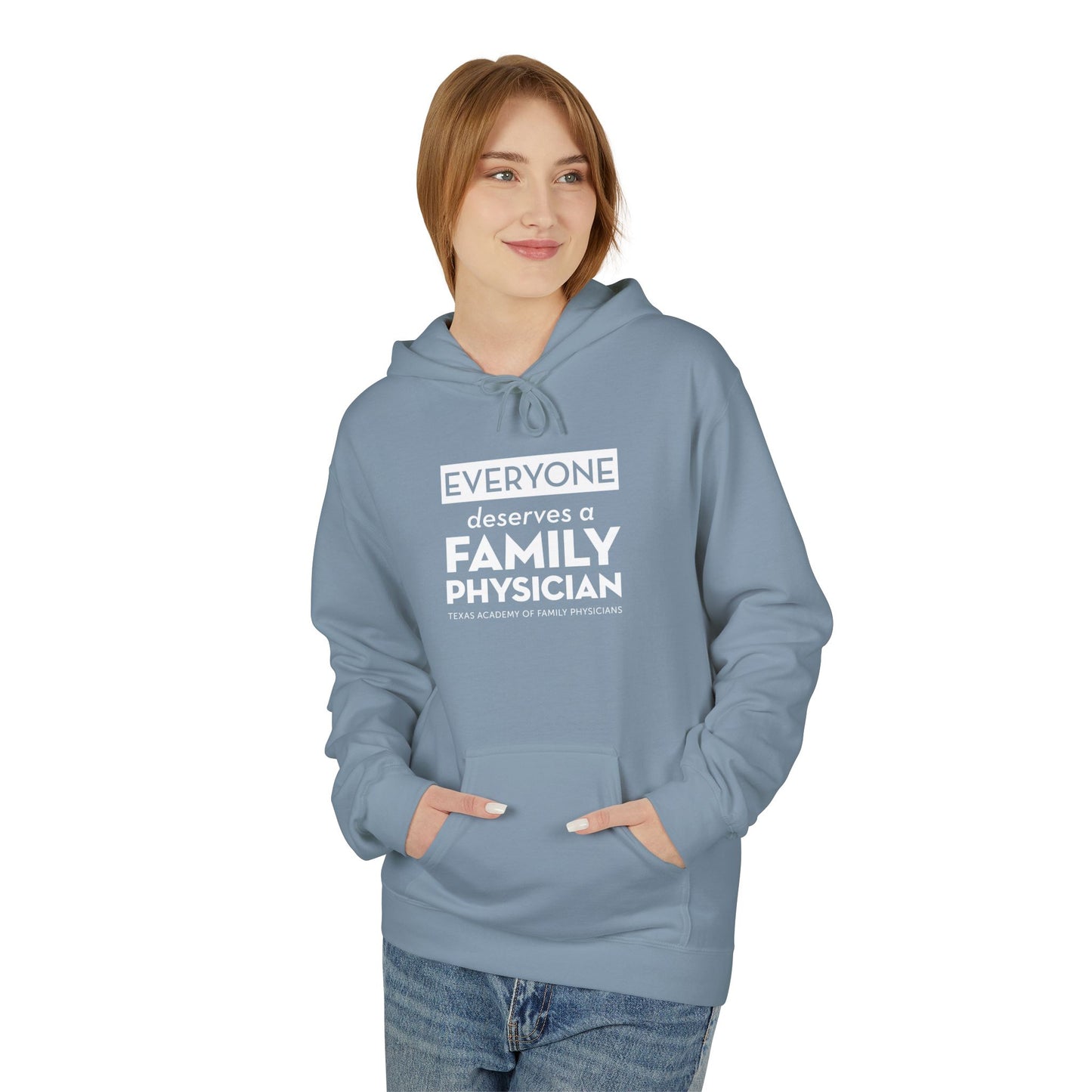 Unisex Midweight Fleece Sweatshirt, Everyone Deserves a Family Physician