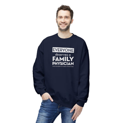 Unisex Crewneck Sweatshirt - Everyone Deserves a Family Physician