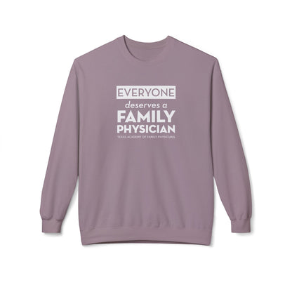Unisex Crewneck Sweatshirt - Everyone Deserves a Family Physician