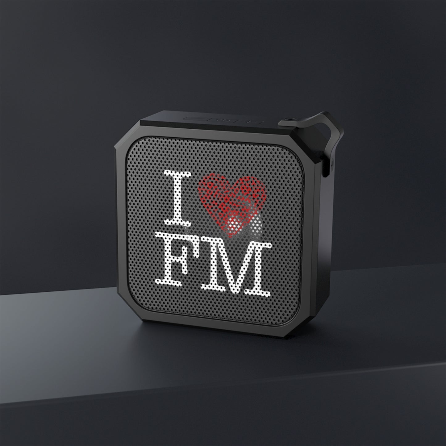 Portable Outdoor Bluetooth Speaker, I Heart FM
