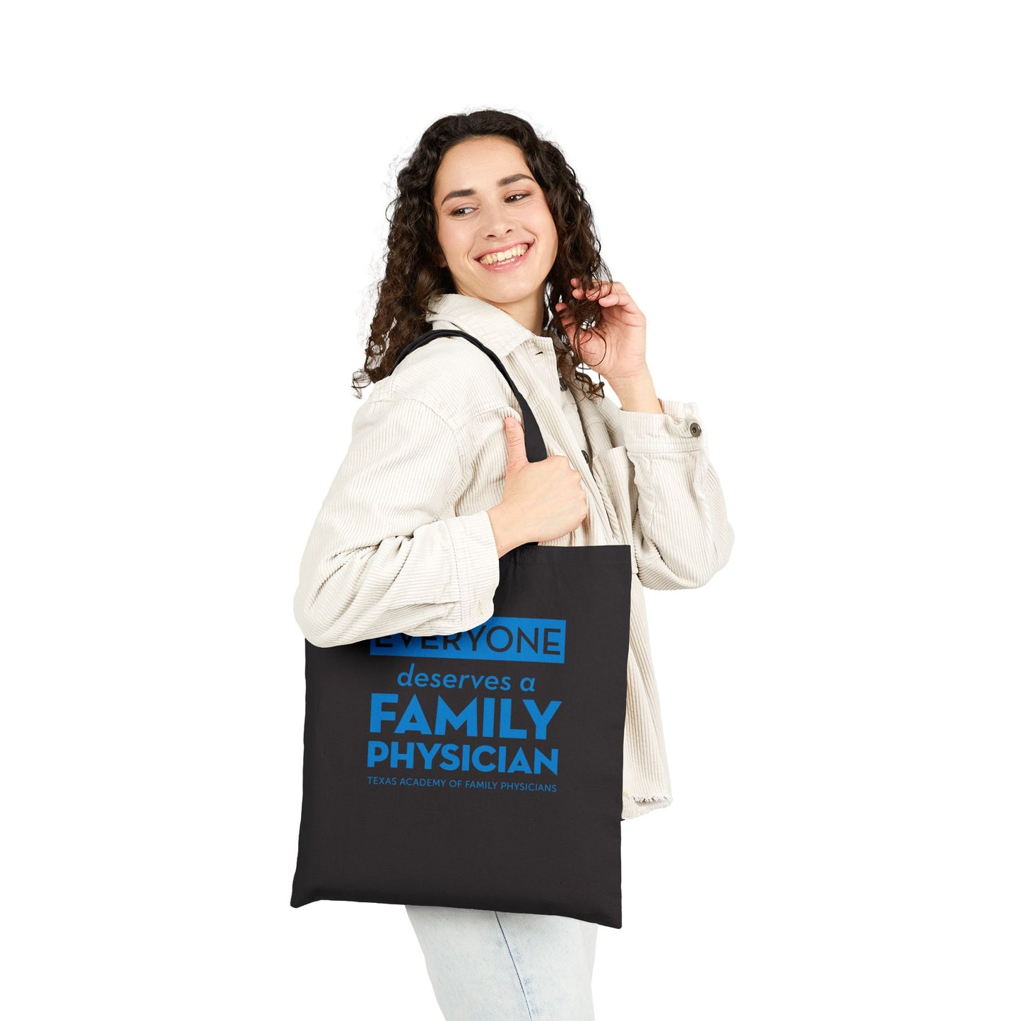 Cotton Canvas Tote Bag, Everyone Deserves a Family Physician