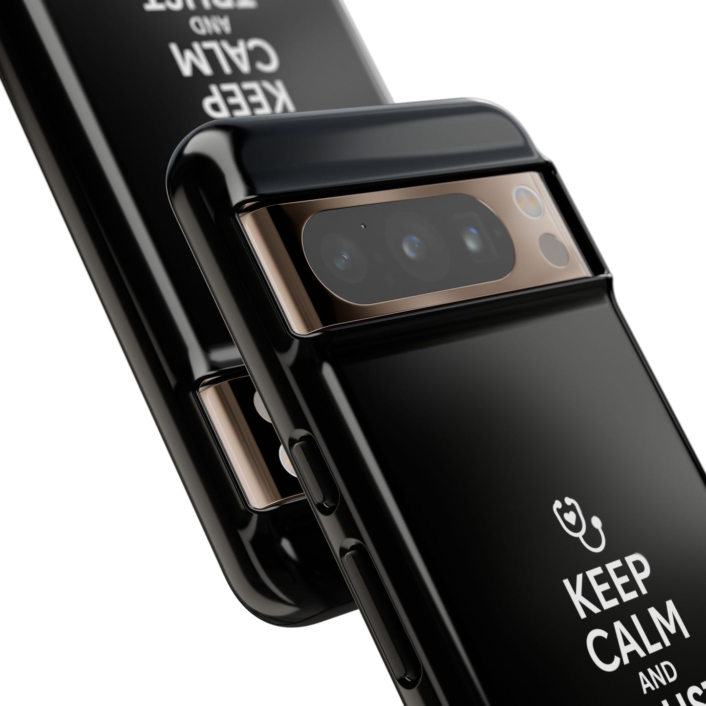 "Keep Calm & Trust Your Family Doc" Phone Case for iPhone, Google Pixel, or Samsung Galaxy