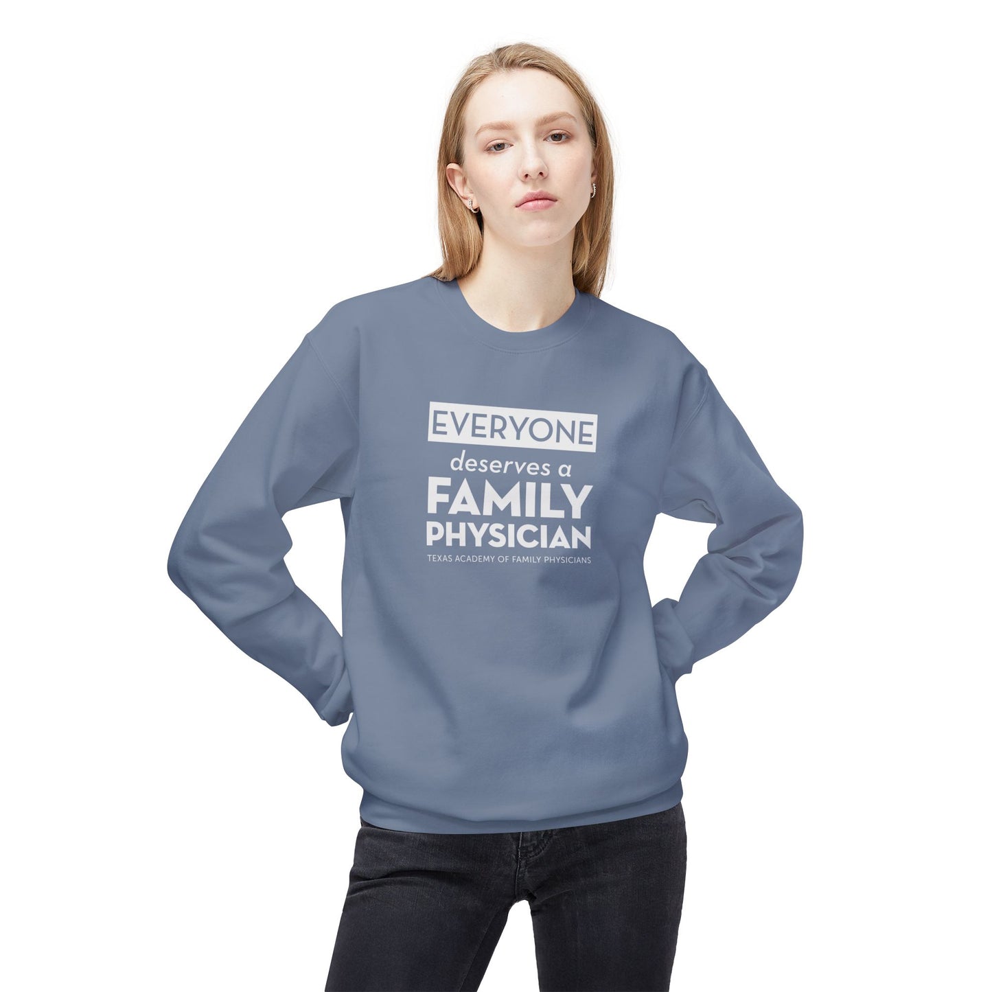 Unisex Crewneck Sweatshirt - Everyone Deserves a Family Physician