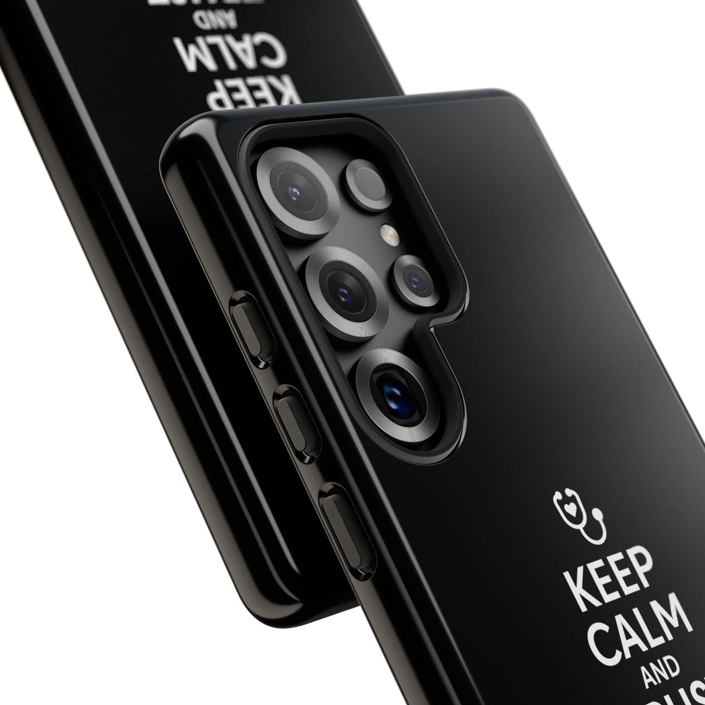 "Keep Calm & Trust Your Family Doc" Phone Case for iPhone, Google Pixel, or Samsung Galaxy