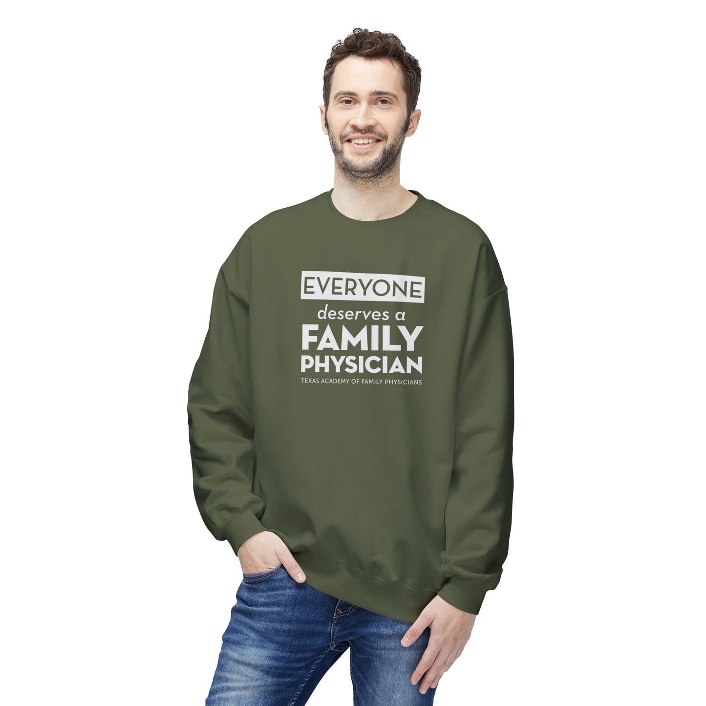 Unisex Crewneck Sweatshirt - Everyone Deserves a Family Physician