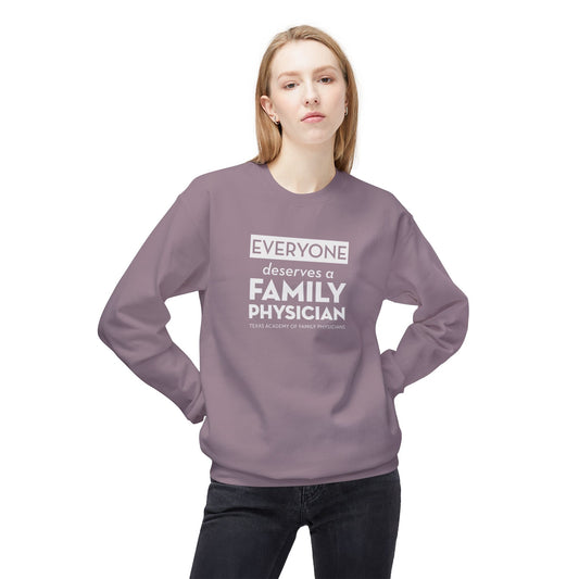 Unisex Crewneck Sweatshirt - Everyone Deserves a Family Physician