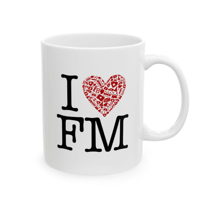 I Heart FM Ceramic Mug