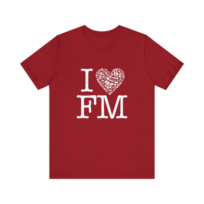 I Heart FM Unisex Jersey Short Sleeve Tee