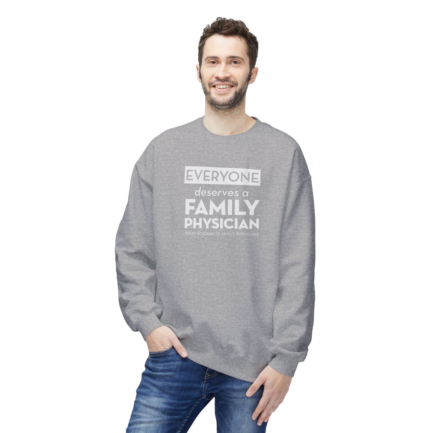 Unisex Crewneck Sweatshirt - Everyone Deserves a Family Physician