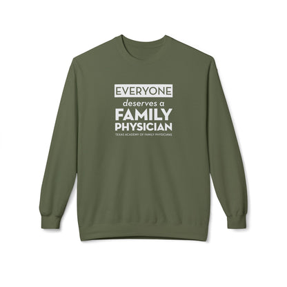 Unisex Crewneck Sweatshirt - Everyone Deserves a Family Physician