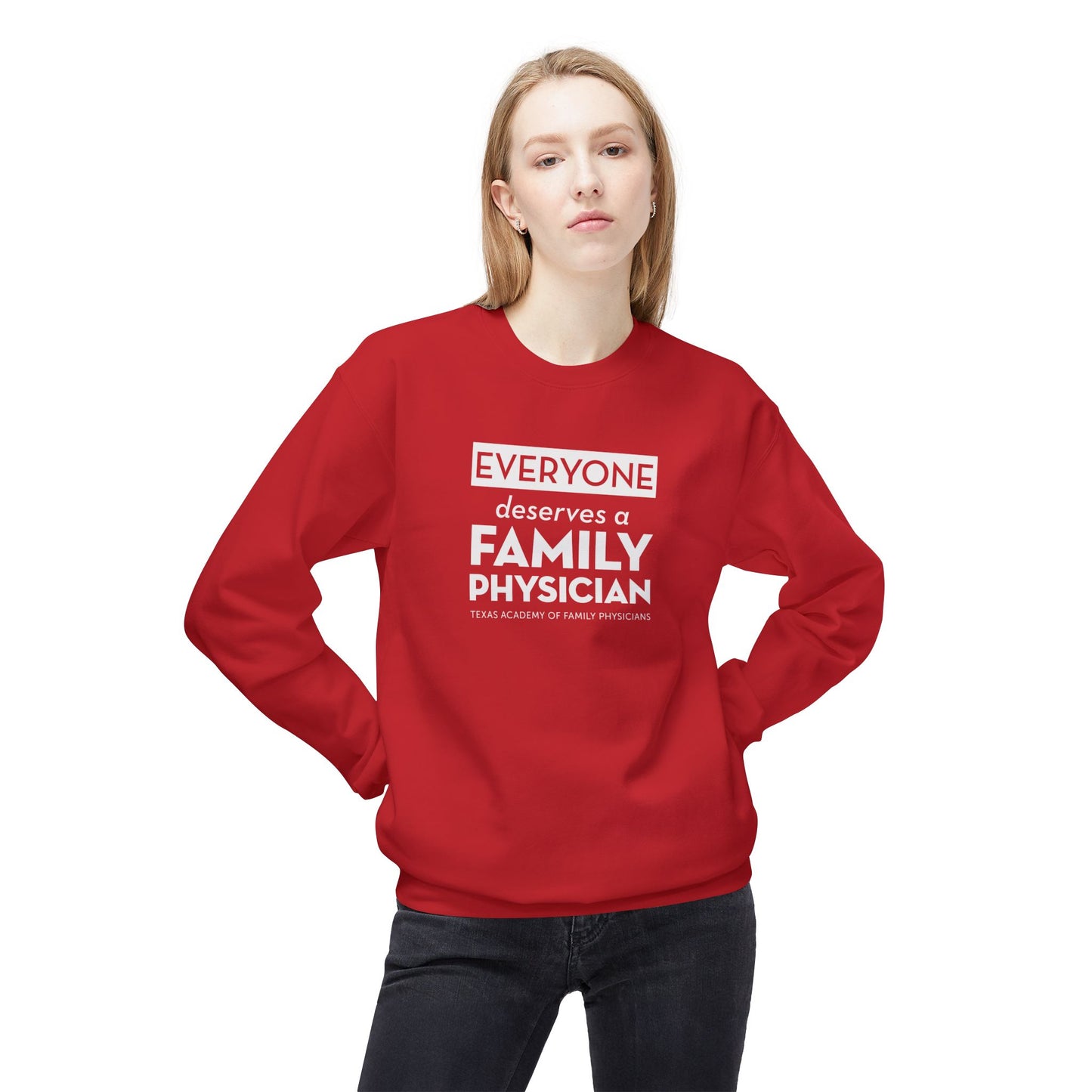 Unisex Crewneck Sweatshirt - Everyone Deserves a Family Physician