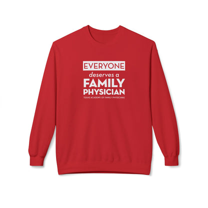Unisex Crewneck Sweatshirt - Everyone Deserves a Family Physician