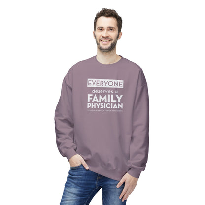 Unisex Crewneck Sweatshirt - Everyone Deserves a Family Physician