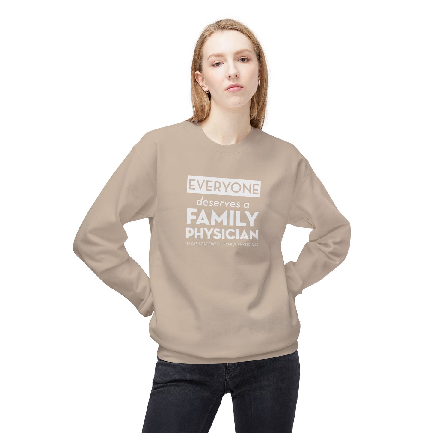 Unisex Crewneck Sweatshirt - Everyone Deserves a Family Physician
