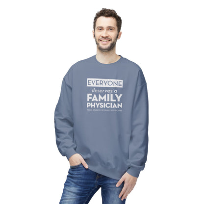 Unisex Crewneck Sweatshirt - Everyone Deserves a Family Physician