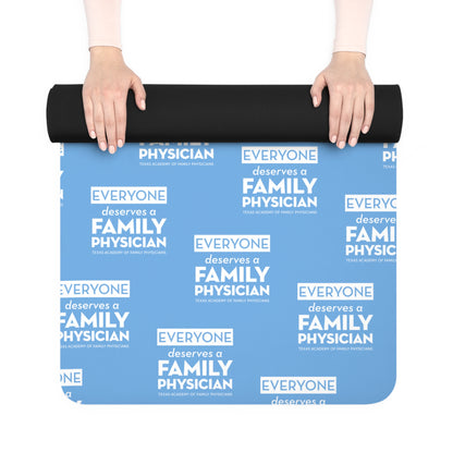 Eco-friendly Rubber Mat for Yoga and Fitness, Everyone Deserves a Family Physician